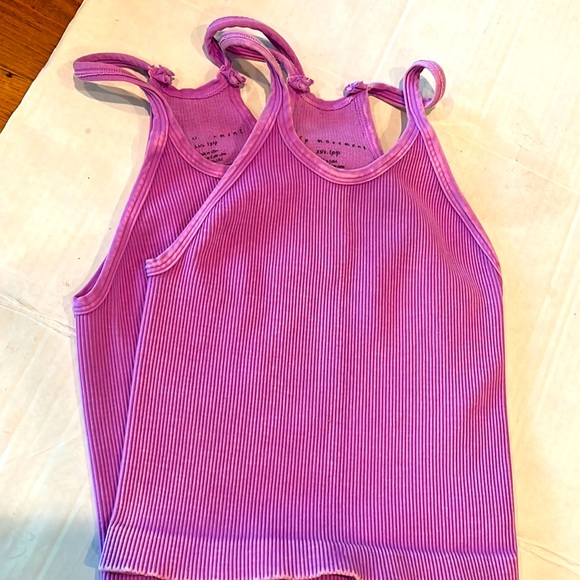 Free People Tops - Free People Long Happiness Runs tank